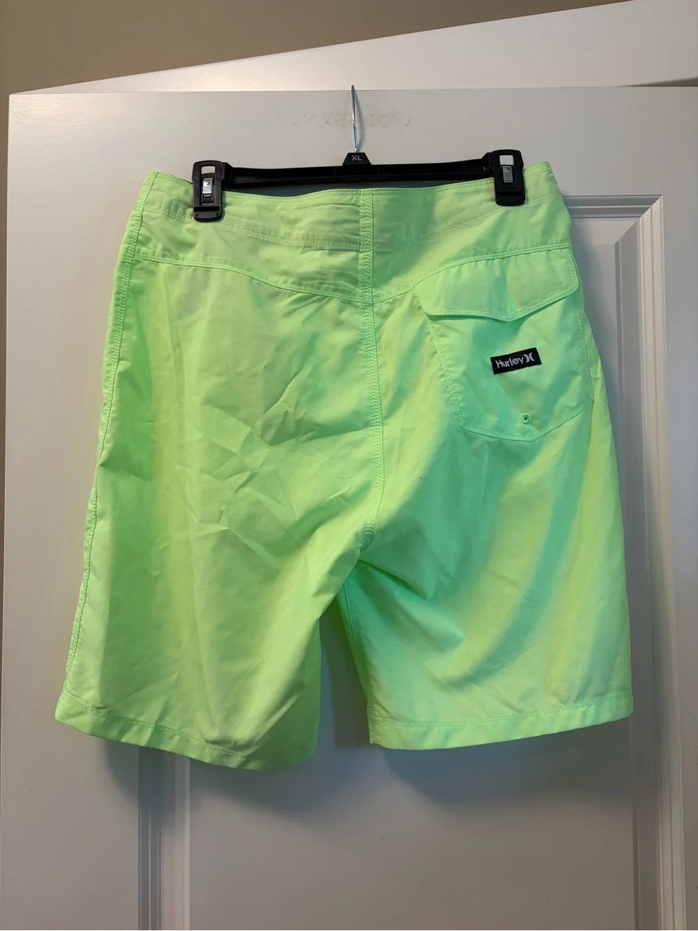 NWT Hurley Men’s Neon Lime Green Swim Shorts size 30